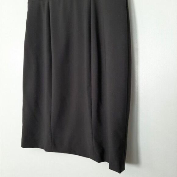 CYNTHIA STEFFE \ Wool Blend LBD Sheath Dress Lace Detail Black Sz 4 - Picture 13 of 15